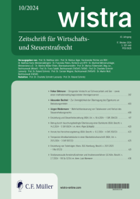 wistra cover aktuelle ausgabe