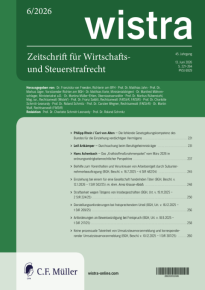 wistra cover aktuelle ausgabe